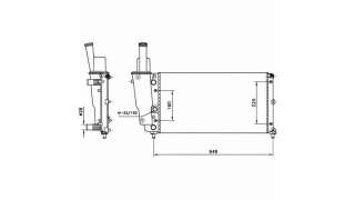 RADIADOR AGUA LANCIA LANCIA Y Y - M.376264 / 46465021