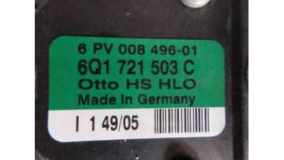 POTENCIOMETRO PEDAL SKODA FABIA  - M.382052 / 6Q1721503C
