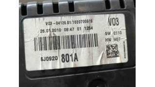 CUADRO INSTRUMENTOS SEAT IBIZA 1.6 TDI (105 CV) DE 2010 - D.4575211 / 6J0920801A