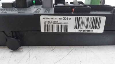 CAJA RELES / FUSIBLES PEUGEOT 308  - M.1114021 / 9806687880