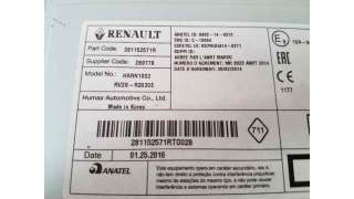 SISTEMA AUDIO / RADIO RENAULT CLIO IV 1.5 dCi D FAP (75 CV) DE 2016 - D.4103137 / 281152571R