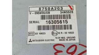 MODULO ELECTRONICO MITSUBISHI ASX 1.6 (117 CV) DE 2012 - D.4539332 / 8750A203