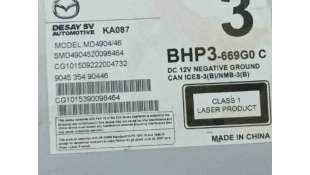 SISTEMA AUDIO / RADIO CD MAZDA 3 LIM. 1.5 D (105 CV) DE 2016 - D.4561902 / BHP3669G1C 2