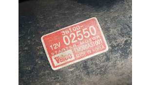 MOTOR ARRANQUE HYUNDAI GETZ 1.1 12V (63 CV) DE 2003 - D.4581976