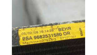 CONDENSADOR / RADIADOR AIRE ACONDICIONADO PEUGEOT 308 1.6 16V (120 CV) DE 2008 - D.4609209 / 9682531580 2