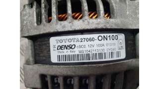 ALTERNADOR TOYOTA AURIS 1.4 Turbodiesel (90 CV) DE 2015 - D.4609593 / 27060ON1010