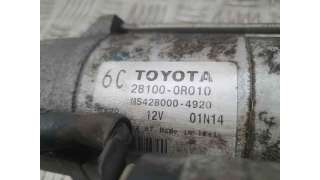 MOTOR ARRANQUE TOYOTA RAV 4 2.2 D-4D (150 CV) DE 2011 - D.4615050 / 281000R010