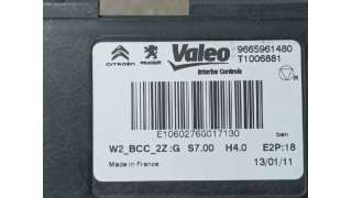 MODULO ELECTRONICO PEUGEOT 508 2.0 16V HDi FAP (140 CV) DE 2011 - D.4620345 / 9665961480