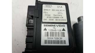 MOTOR ELEVALUNAS TRASERO IZQUIERDO AUDI A4 (2000-2004) 2.0 130CV 1984CC - L.4629410 / 8E0959801E