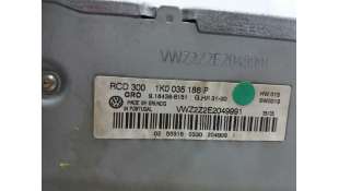 SISTEMA AUDIO / RADIO CD VOLKSWAGEN PASSAT (2005-2010) 2.0 TDI 16V 140CV 1968CC - L.4659467 / 1K0035186P 2