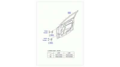 PARASOL DERECHO HYUNDAI COUPE (1996-2002) 2.0 16V 139CV 1975CC - L.4770277 / 8520227410LK