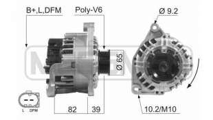 ALTERNADOR AUDI A6 (2001-2005) 2.4 170CV 2393CC - L.4864098 / 06C903016