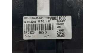 CUADRO INSTRUMENTOS SEAT ALTEA (2004-) 2.0 TDI 16V 140CV 1968CC - L.4891598 / 5P0920827B