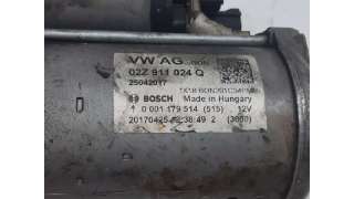 MOTOR ARRANQUE SEAT ATECA (2016-) 1.4 TSI 150CV 1395CC - L.4901819 / 02Z911024Q
