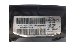 MANDO CLIMATIZADOR PEUGEOT 307 (2004-2009) 1.6 HDI 110 109CV 1560CC - L.5014677 / 9646627977