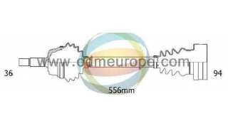 TRANSMISION DELANTERA IZQUIERDA VOLKSWAGEN GOLF IV (1997-2004) 1.6 100CV 1595CC - L.5059612 / 1J0407271Q