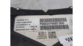 CUADRO INSTRUMENTOS PEUGEOT 307 (2000-2012) - L.5081345 / 9655476580