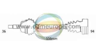 TRANSMISION DELANTERA IZQUIERDA RENAULT CLIO III (2005-2012) 1.5 DCI (BR17, CR17) 86CV 1461CC - L.5091374 / 8200499585