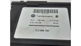 MOTOR ELEVALUNAS TRASERO DERECHO VOLKSWAGEN TOUAREG (2003-2010) 2.5 R5 TDI 174CV 2461CC - L.5122040 / 7L0959704