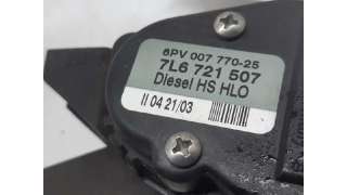 POTENCIOMETRO PEDAL VOLKSWAGEN TOUAREG (2003-2010) 2.5 R5 TDI 174CV 2461CC - L.5145066 / 7L6721507