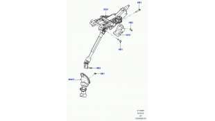COLUMNA DIRECCION FORD FOCUS II (2004-2012) 1.6 100CV 1596CC - L.5183792 / 4M513C529FD
