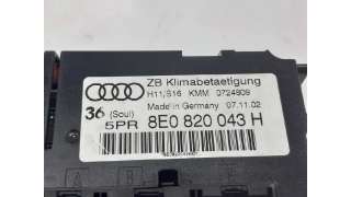 MANDO CLIMATIZADOR AUDI A4 (2002-2004) 2.5 TDI 163CV 2496CC - L.5284620 / 8E0820043H