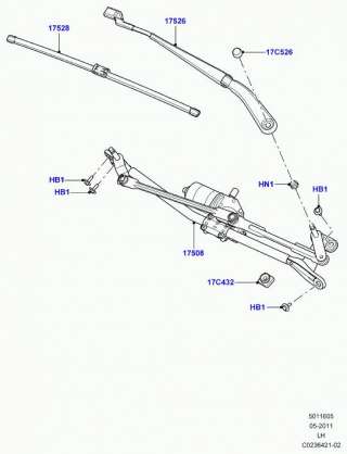 ELEVALUNAS DELANTERO IZQUIERDO PEUGEOT 207 VAN (2006-) - L.5535874 / 9681181280