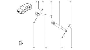 GUANTERA BMW 5 (2004-2010) 2 D 177CV 2497CC - L.5590344 / 51167034079 2
