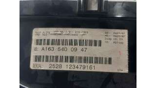 CUADRO INSTRUMENTOS MERCEDES-BENZ CLASE M (1998-2005) ML 230 (163.136) 150CV 2295CC - L.5777434 / A1635400947