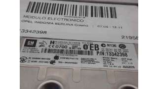 MODULO ELECTRONICO OPEL INSIGNIA A (2008-2017) 2.0 CDTI (68) 160CV 1956CC - L.5787128 / 13342398