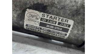 MOTOR ARRANQUE HYUNDAI TUCSON (2004-2010) 2.0 CRDI 113CV 1991CC - L.5910503 / 3610027010