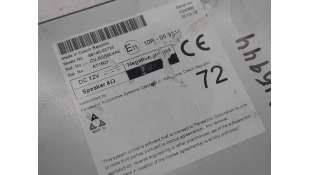 SISTEMA NAVEGACION GPS TOYOTA COROLLA SEDÁN (2019-) - L.6021609 / 8614002720 2