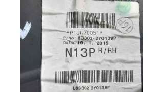 GUARNECIDO PUERTA TRASERA DERECHA HYUNDAI IX35 (2010-) 1.6 135CV 1591CC - L.6040638 / 833022Y0139P