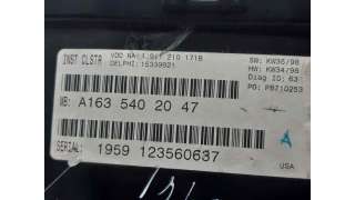 CUADRO INSTRUMENTOS MERCEDES-BENZ CLASE M (1998-2005) ML 230 (163.136) 150CV 2295CC - L.6066562 / 1635402047