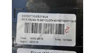 GUARNECIDO PUERTA TRASERA DERECHA HONDA CR-V IV (2013-) 1.6 I-DTEC (RE6) 120CV 1597CC - L.6073056 / 83740T1GE512BLK