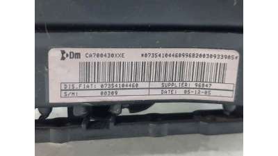 AIRBAG DELANTERO IZQUIERDO FIAT GRANDE PUNTO (2005-) 1.3 D MULTIJET 75CV 1248CC - L.6113238 / CA700430XXE AIRBAG DELANTERO IZQUIERDO FIAT GRANDE PUNTO (2005-) 1.3 D MULTIJET 75CV 1248CC - L.6113238 / CA700430XXE