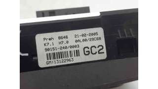 MANDO CLIMATIZADOR OPEL ASTRA H (2004-2010) 1.7 CDTI (L48) 80CV 1686CC - L.6143284 / 13122963