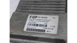 CENTRALITA MOTOR UCE OPEL CORSA C (2003-2009) 1.3 CDTI (F08, F68) 70CV 1248CC - L.6354379 / 55190069