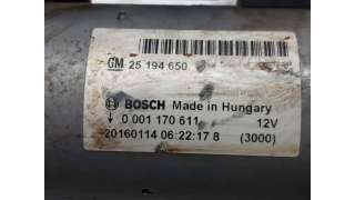 MOTOR ARRANQUE OPEL CORSA E (2014-2019) 1.4 TURBO (08, 68) 101CV 1364CC - L.6378615 / 25194650