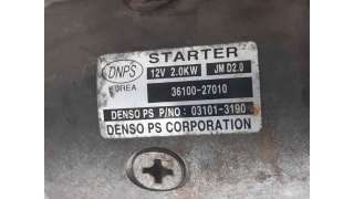 MOTOR ARRANQUE KIA SPORTAGE (2004-) 2.0 CRDI 4WD 113CV 1991CC - L.6444600 / 3610027010