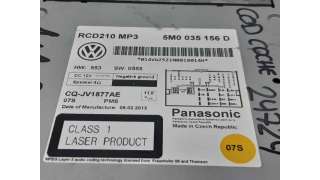 SISTEMA AUDIO / RADIO CD VOLKSWAGEN POLO (2011-2014) 1.2 TSI 90CV 1197CC - L.6451784 / 5M0035156D
