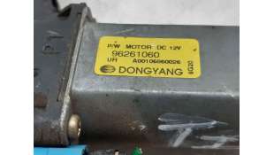 MOTOR ELEVALUNAS TRASERO IZQUIERDO CHEVROLET TACUMA LIMUSINA (2005-) 1.6 107CV 1598CC - L.6458131 / 96261060 2