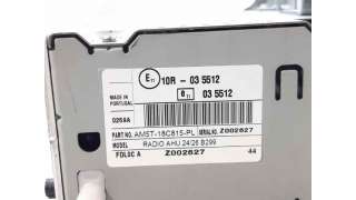 SISTEMA AUDIO / RADIO CD FORD FIESTA VI (2008-) 1.25 82CV 1242CC - L.6551948 / AM5T18C815PL