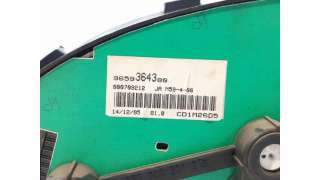 CUADRO INSTRUMENTOS CITROEN BERLINGO / BERLINGO FIRST LIMUSINA (1998-2005) 1.9 D (MFWJZ) 70CV 1868CC - L.6568824 / 96593643