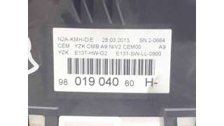 CUADRO INSTRUMENTOS PEUGEOT 208 (2012-) 1.4 HDI 68CV 1398CC - L.6640875 / 9801904080