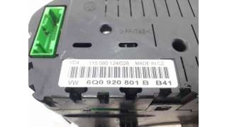 CUADRO INSTRUMENTOS VOLKSWAGEN POLO (2001-2008) 1.4 16V 101CV 1390CC - L.6696586 / 6Q0920801B