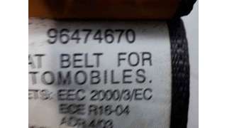 CINTURON SEGURIDAD DELANTERO DERECHO CHEVROLET CAPTIVA (2007-) 2.0 D 150CV 1991CC - L.6716154 / 96474670