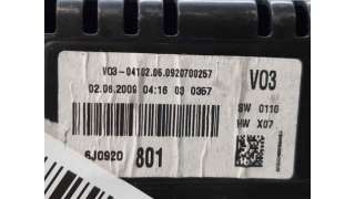 CUADRO INSTRUMENTOS SEAT IBIZA IV (2008-2015) 1.4 85CV 1390CC - L.6822006 / 6J0920801