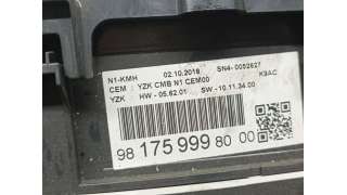 CUADRO INSTRUMENTOS CITROEN BERLINGO FURGÓN 1.6 Blue-HDI FAP (99 CV) DE 2019 - D.4722701 / 9817599980
