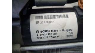 MOTOR ARRANQUE OPEL CORSA E 1.4 16V bivalent. Gasolina / LPG (90 CV) DE 2019 - D.4746021 / 25200067